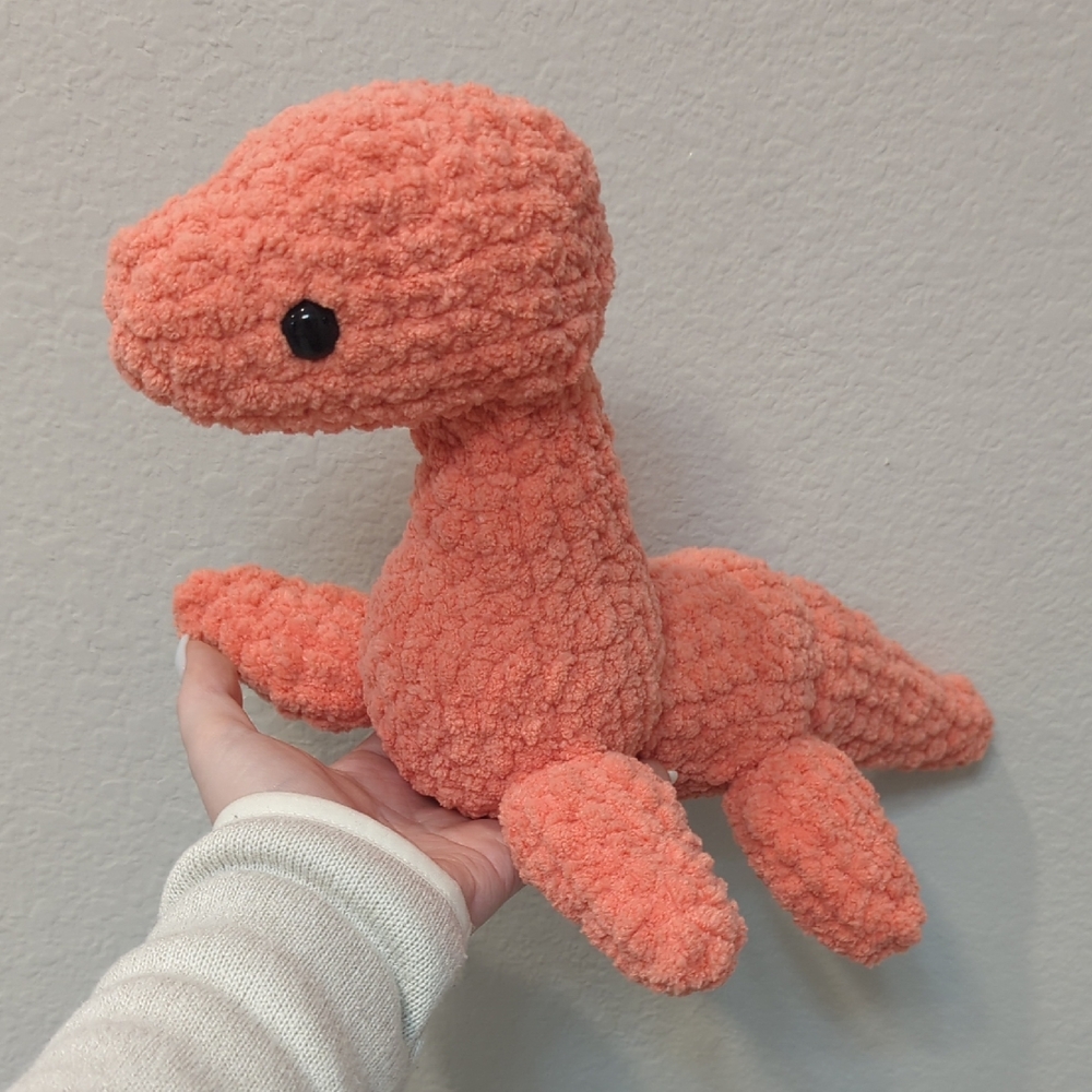 Handmade Crochet Plush Loch Ness Monster